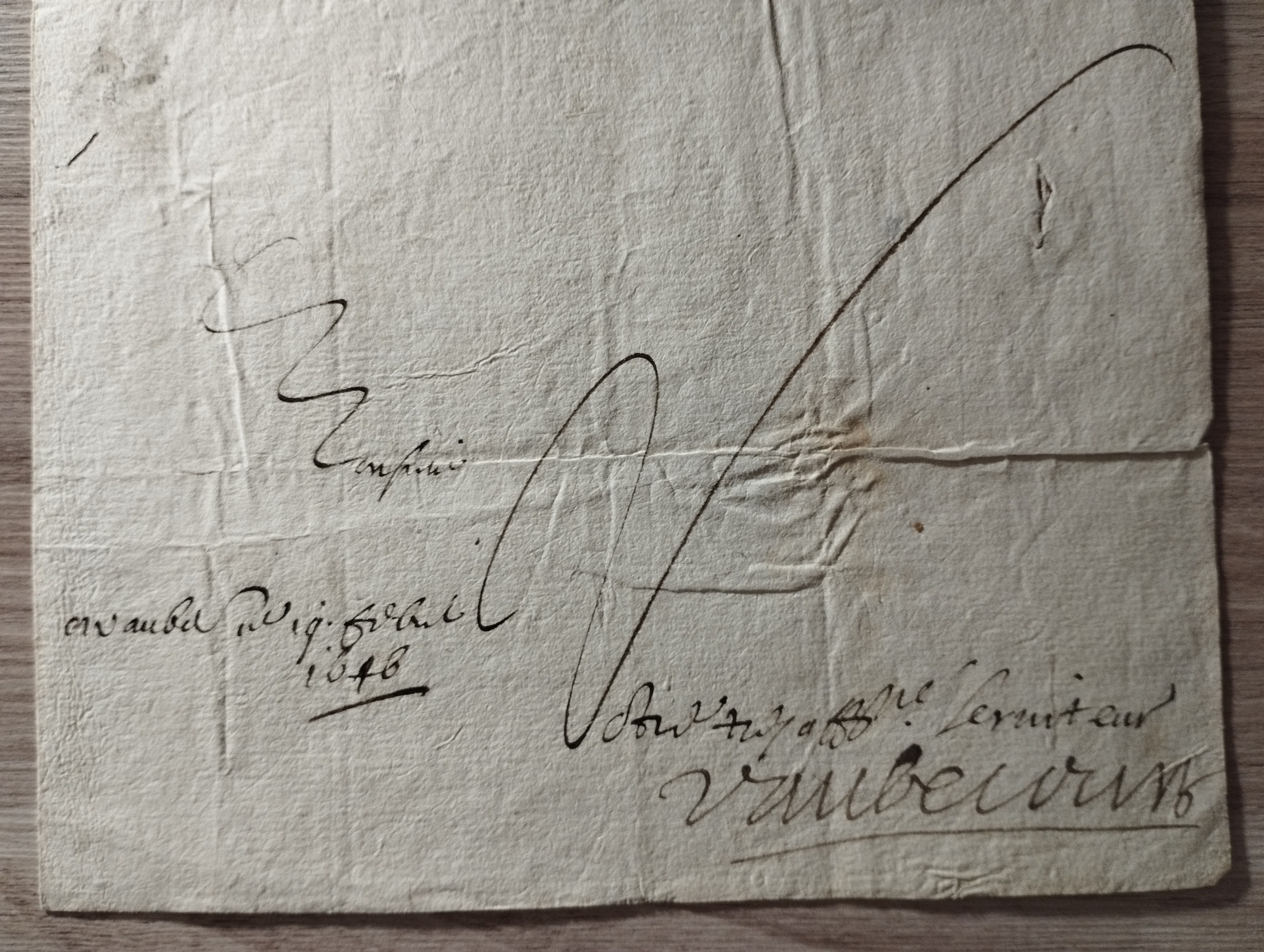 Nicolas de Nettancourt LAS 19 fevrier 1646