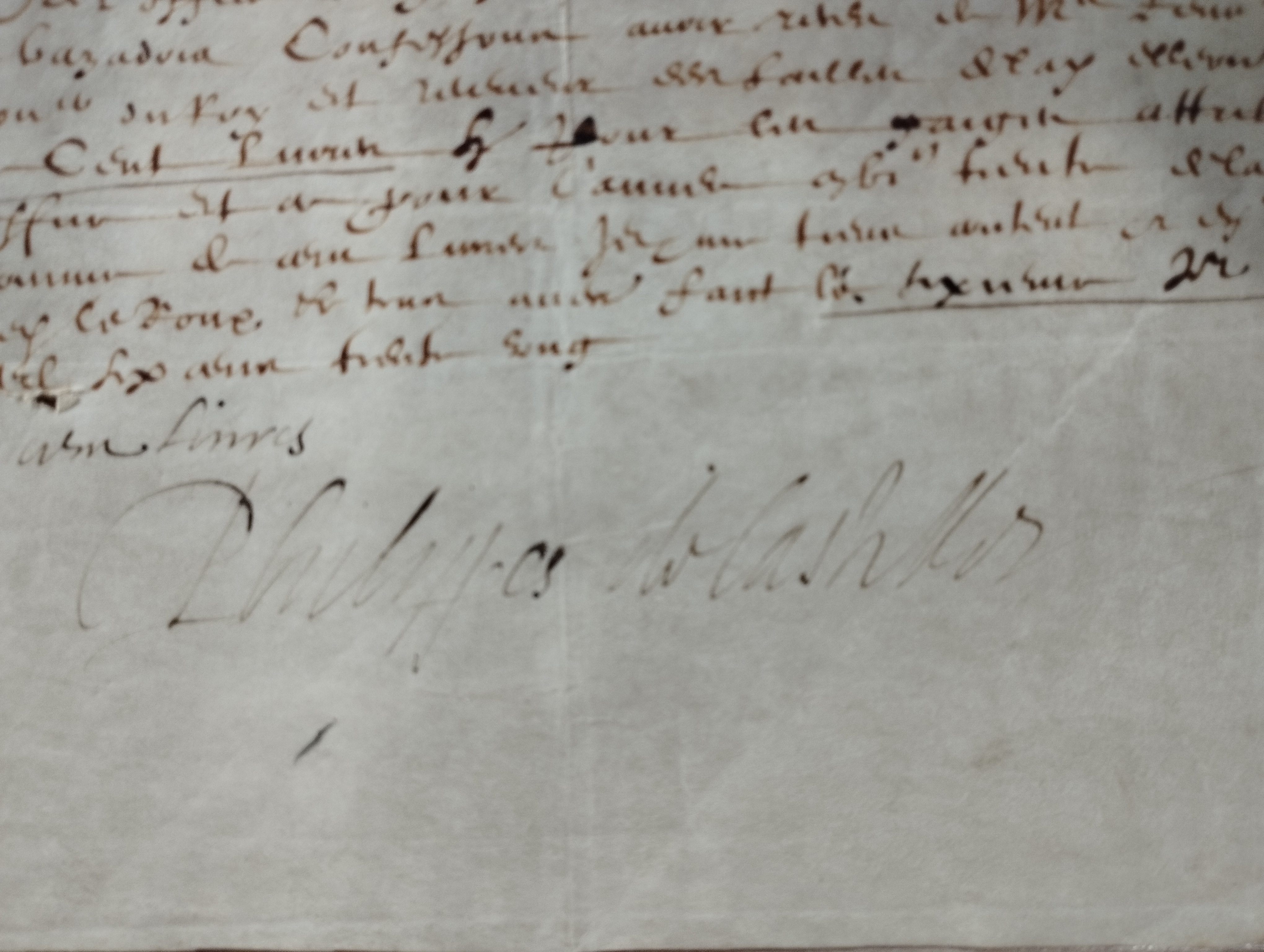 Philippe de Castille P.S.  24.03.1635 (?)