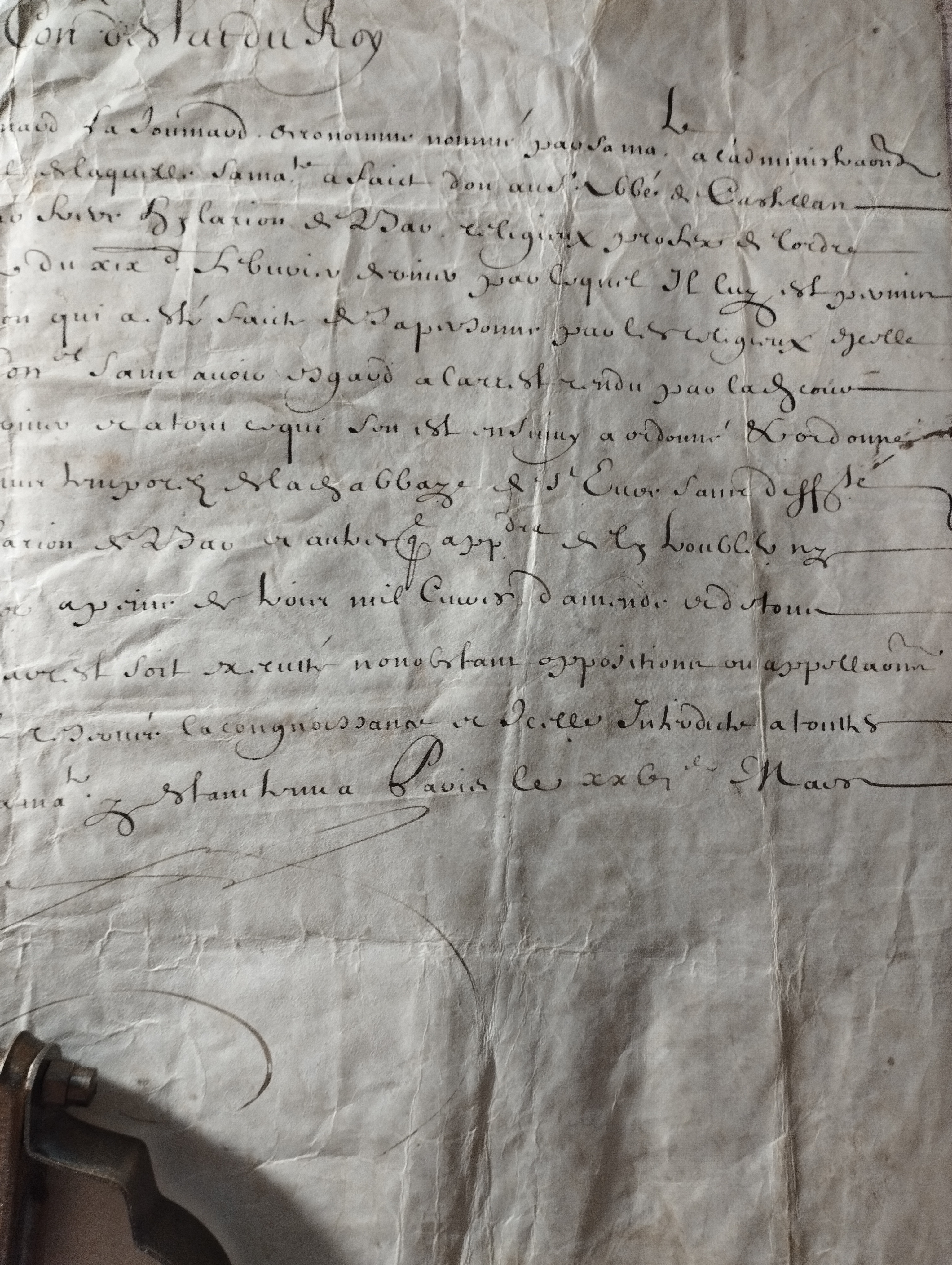 Michel Le Tellier  P.S. 1663