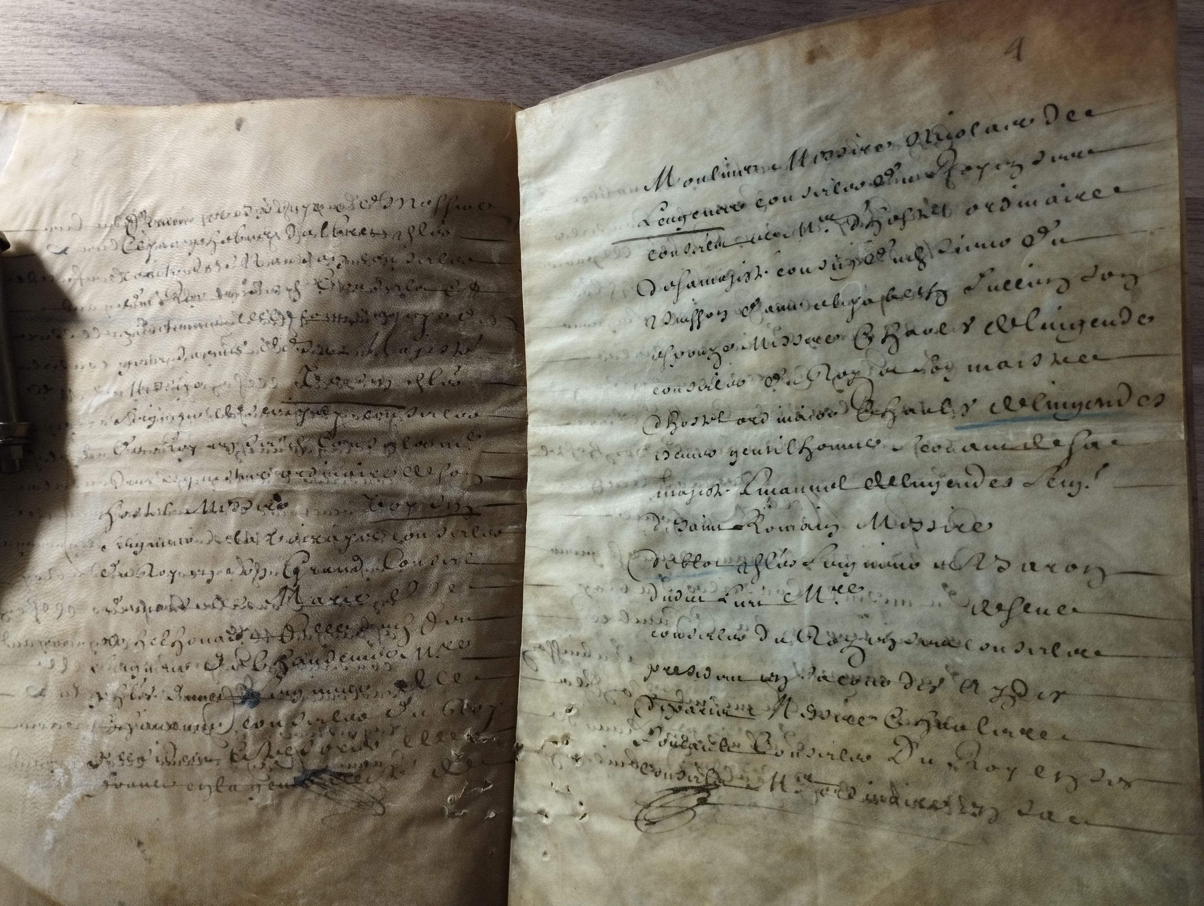 extrait du contract de mariage  22.04.1648