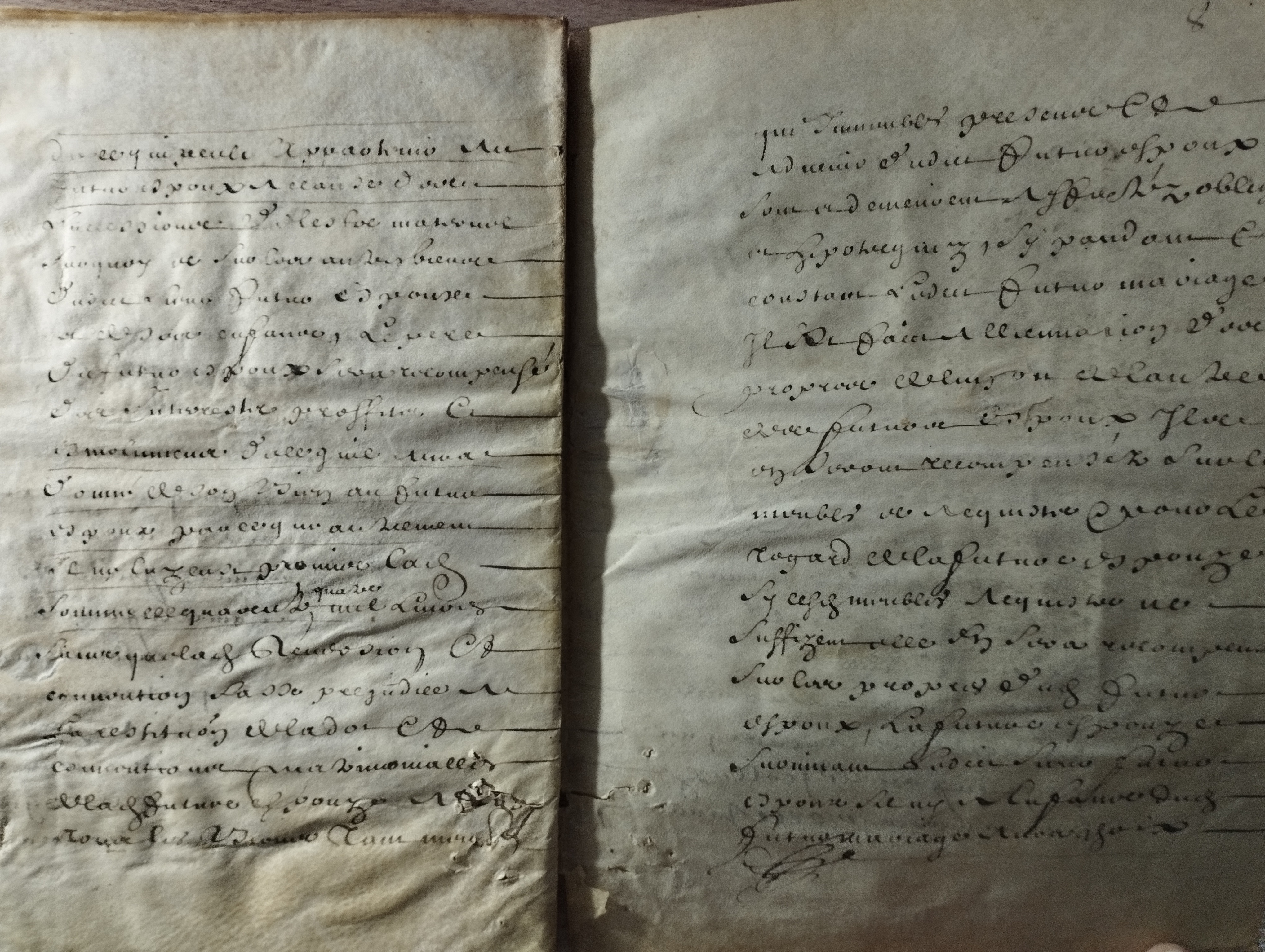 extrait du contract de mariage  22.04.1648