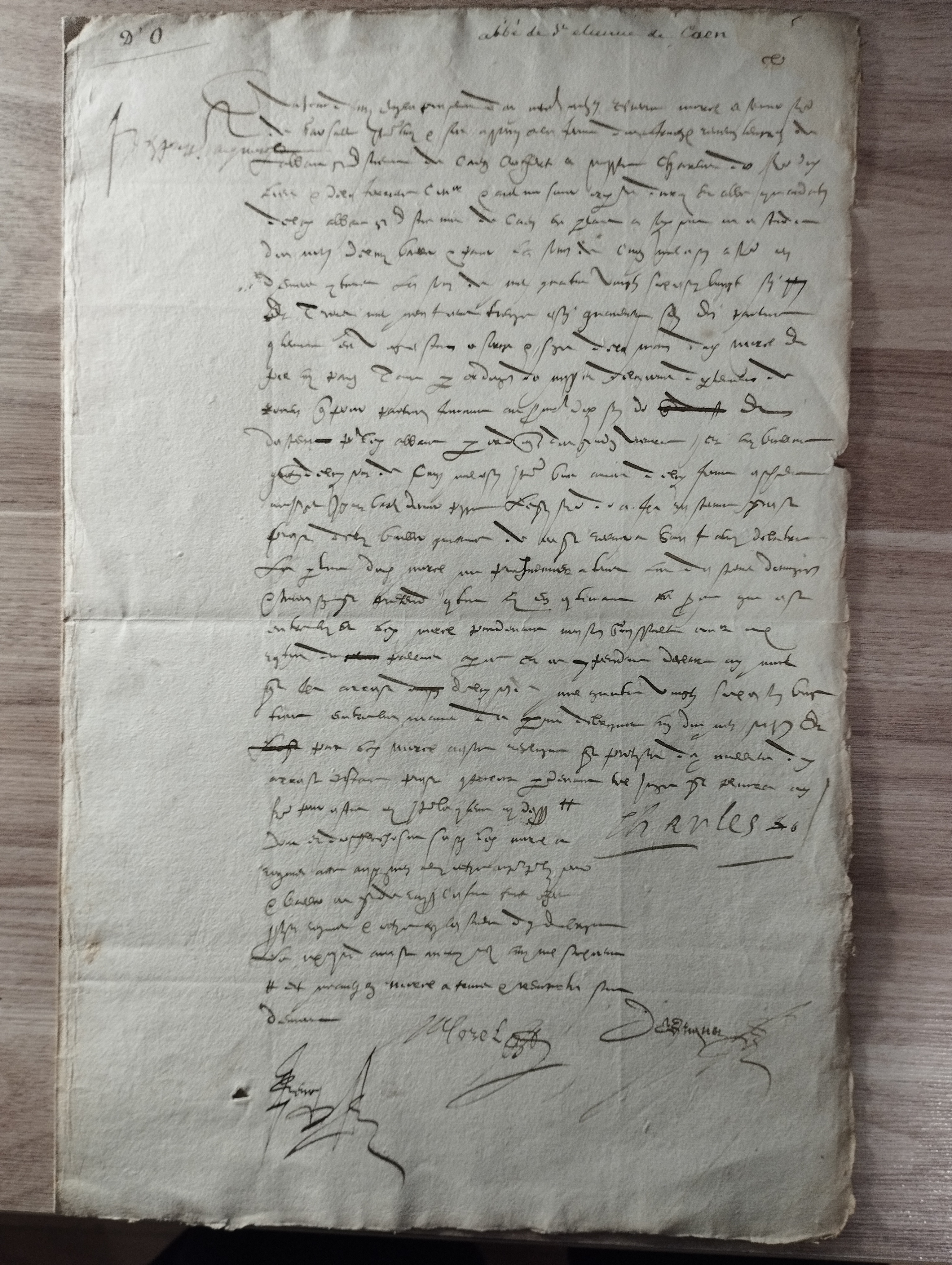 Abbe St Etienne 21.07.1584
