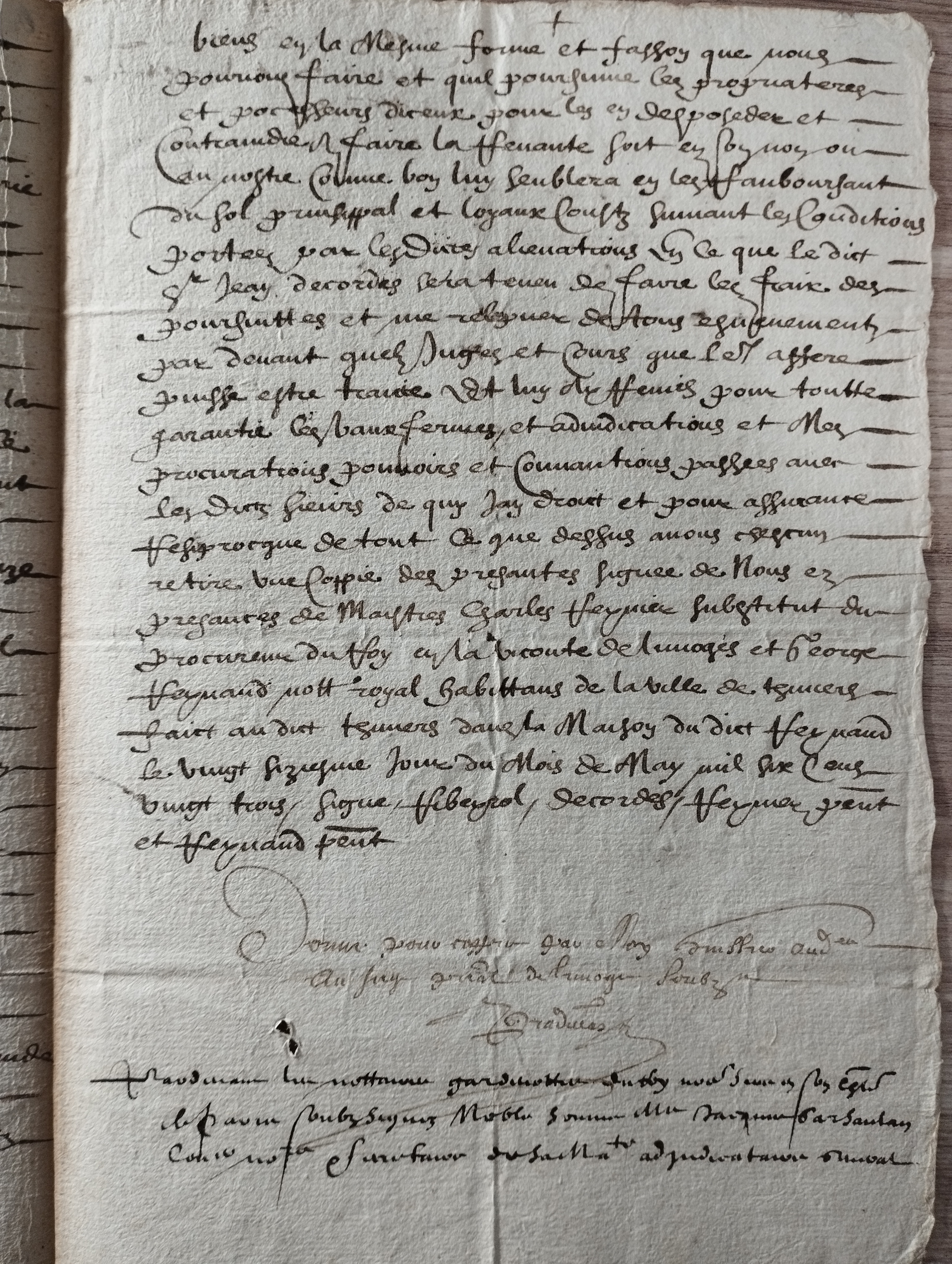 Cas d'heritage   25/12/1595-26/5/1623