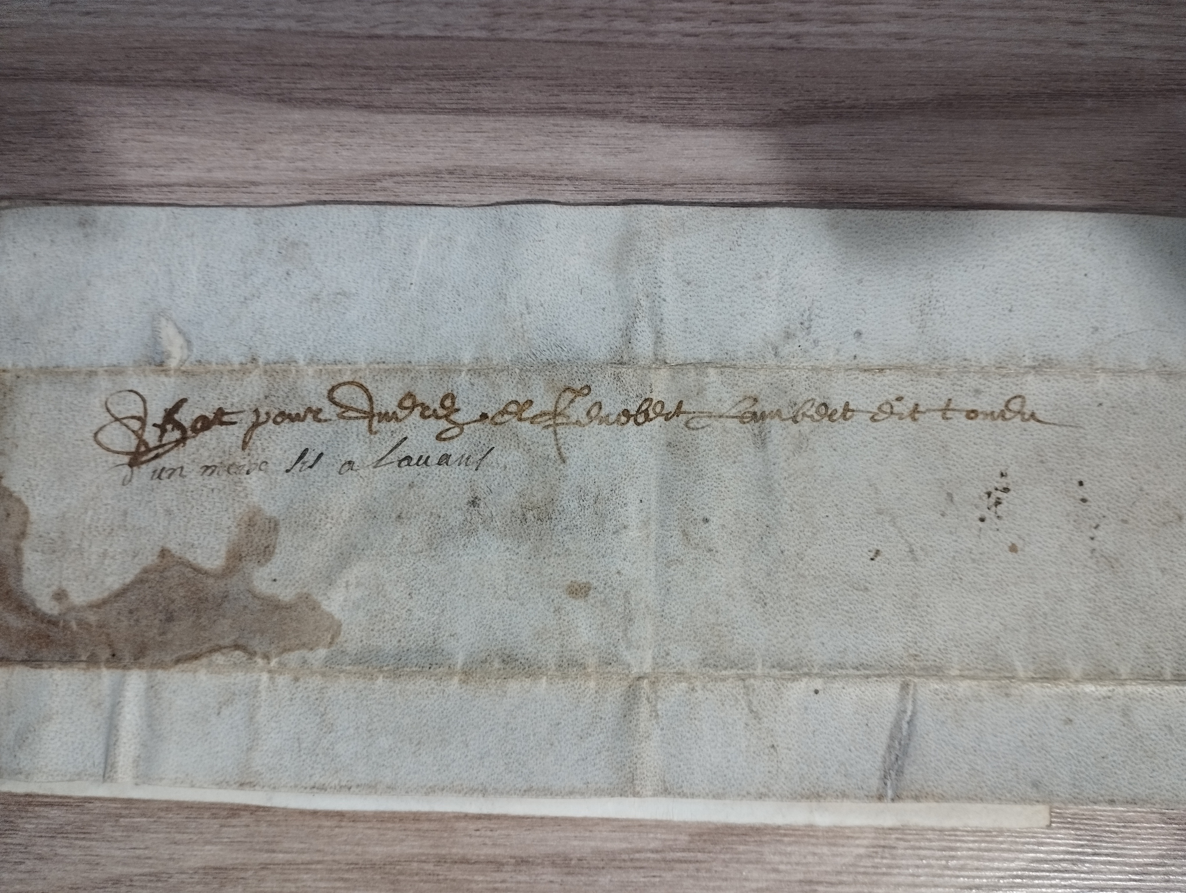 acte notarie     23 février 1630