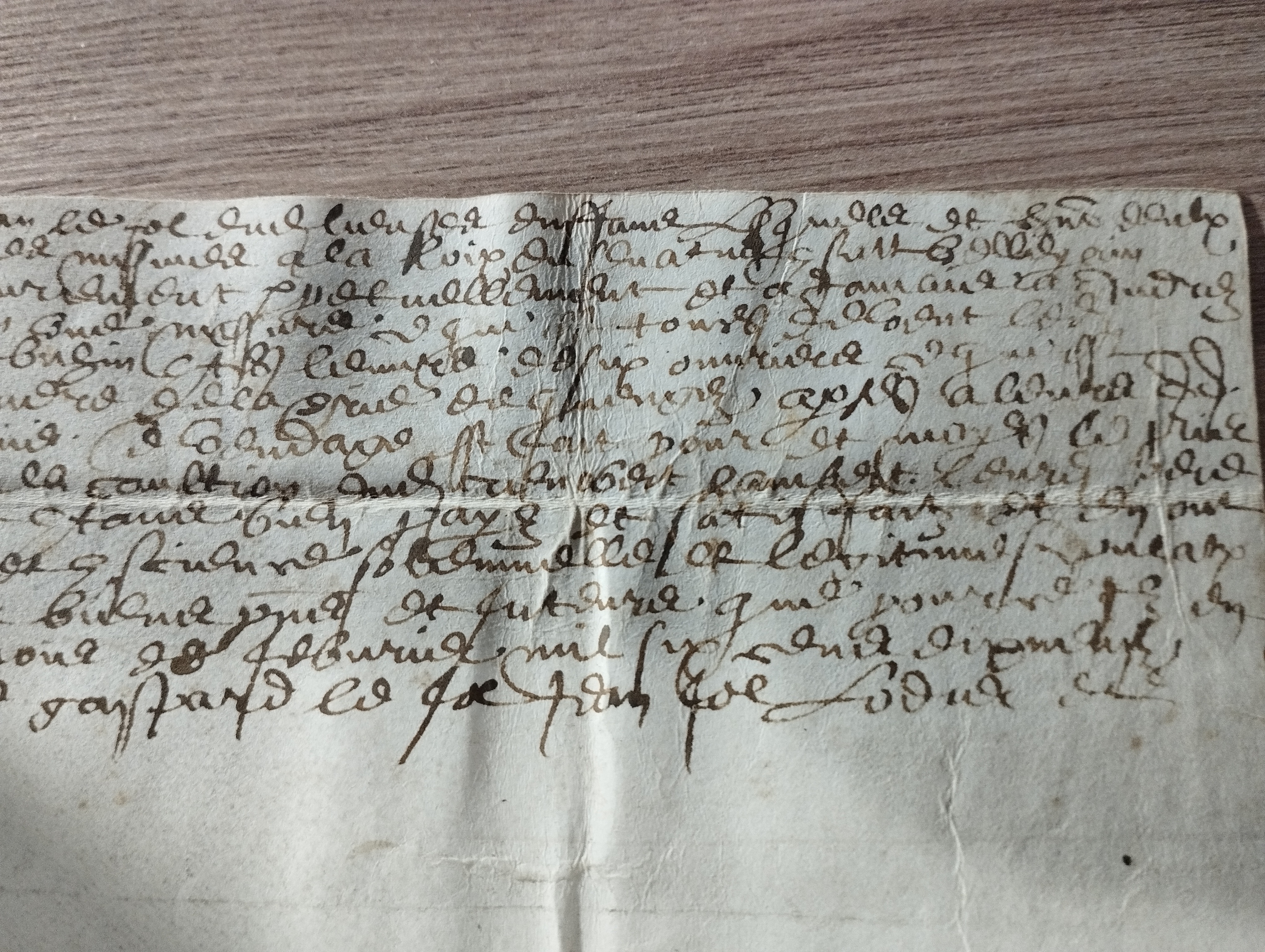 acte notarie     23 février 1630