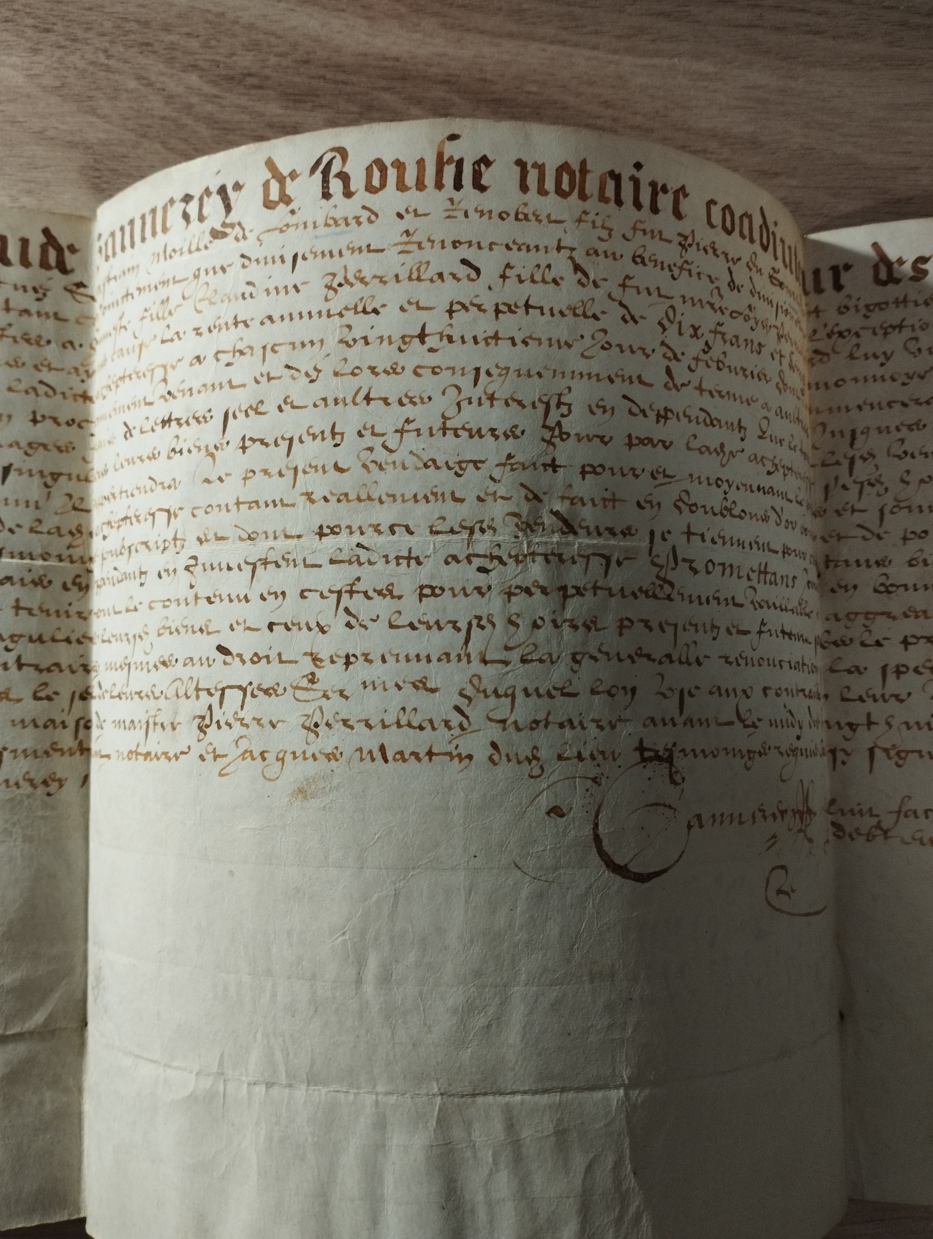 acte notarie (1620–1654)