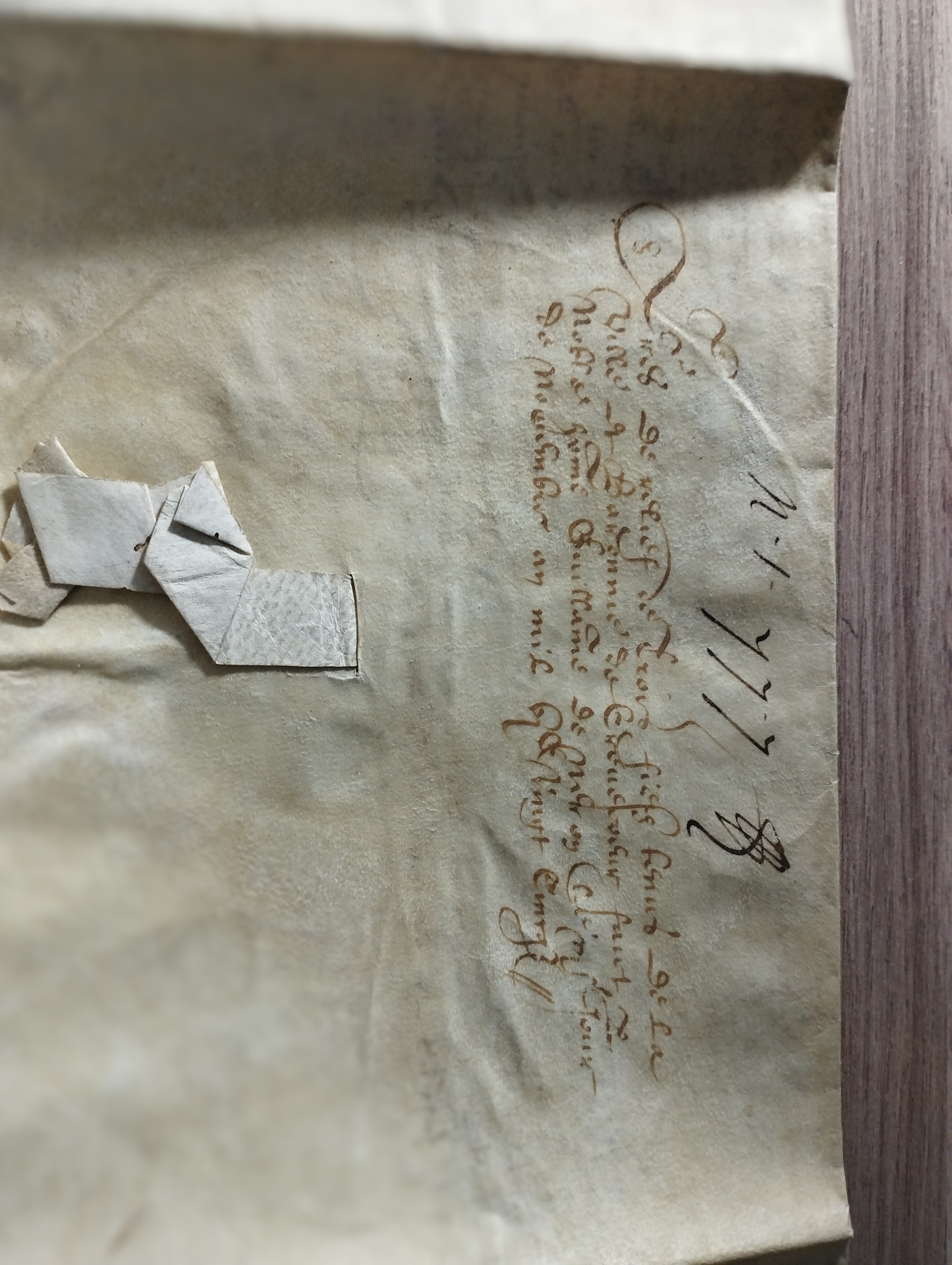 acte de dénombrement et de relief de fief (2 novembre 1625)   2