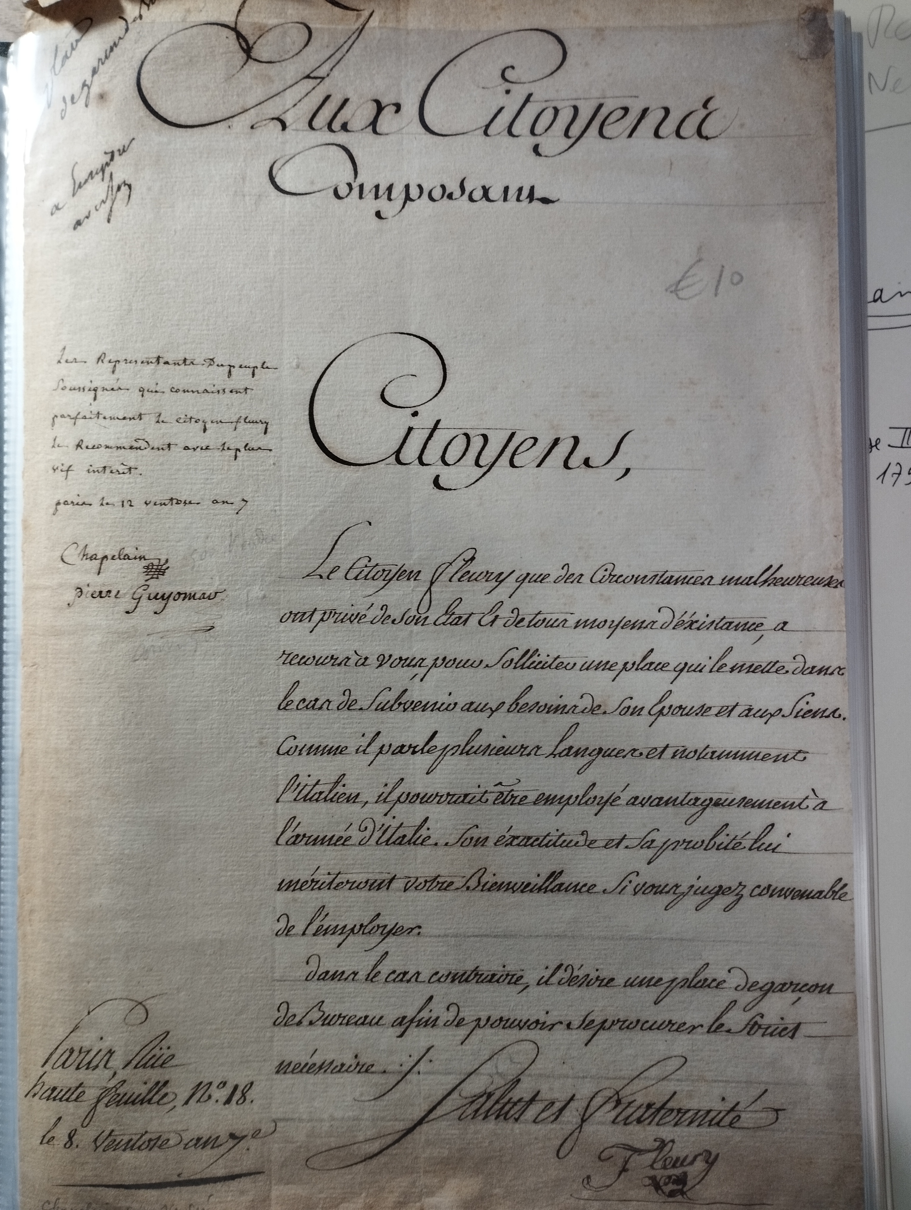 Aux Citoyennes Composant  (Fleury)