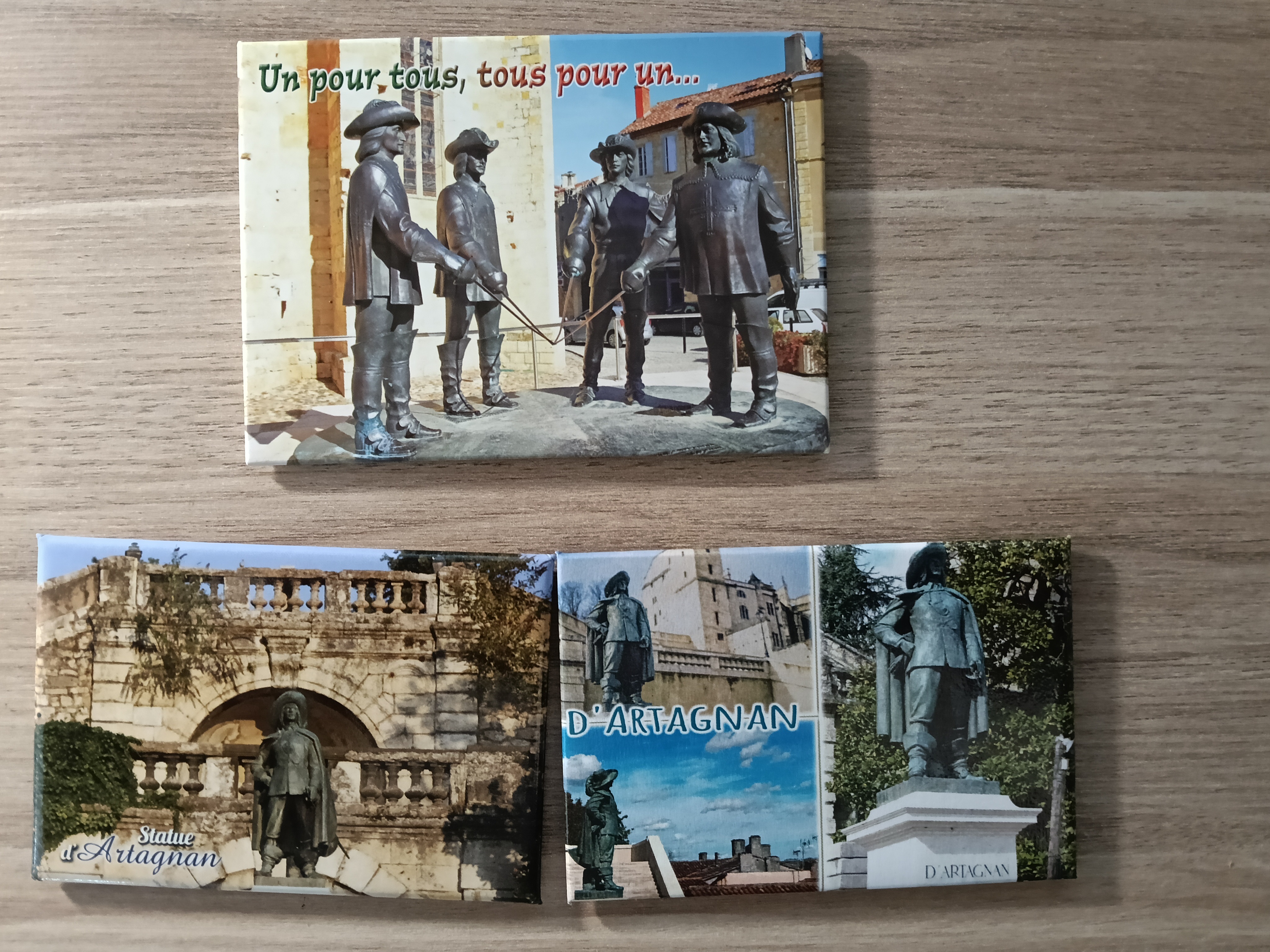 d'Artagnan  3 magnet decorative