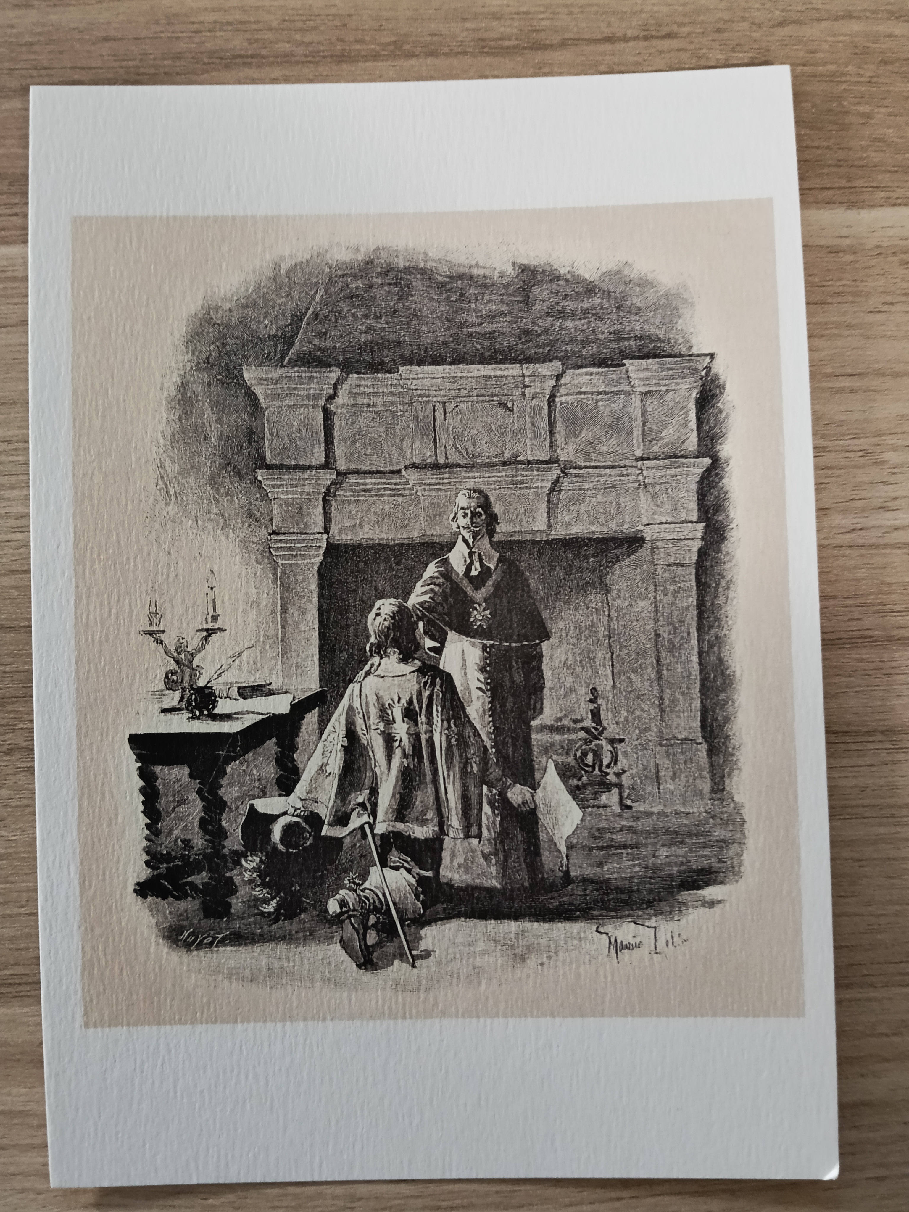 8 cartes postales  (ill. M.Leloir pour Les Trois Mousquetaires)