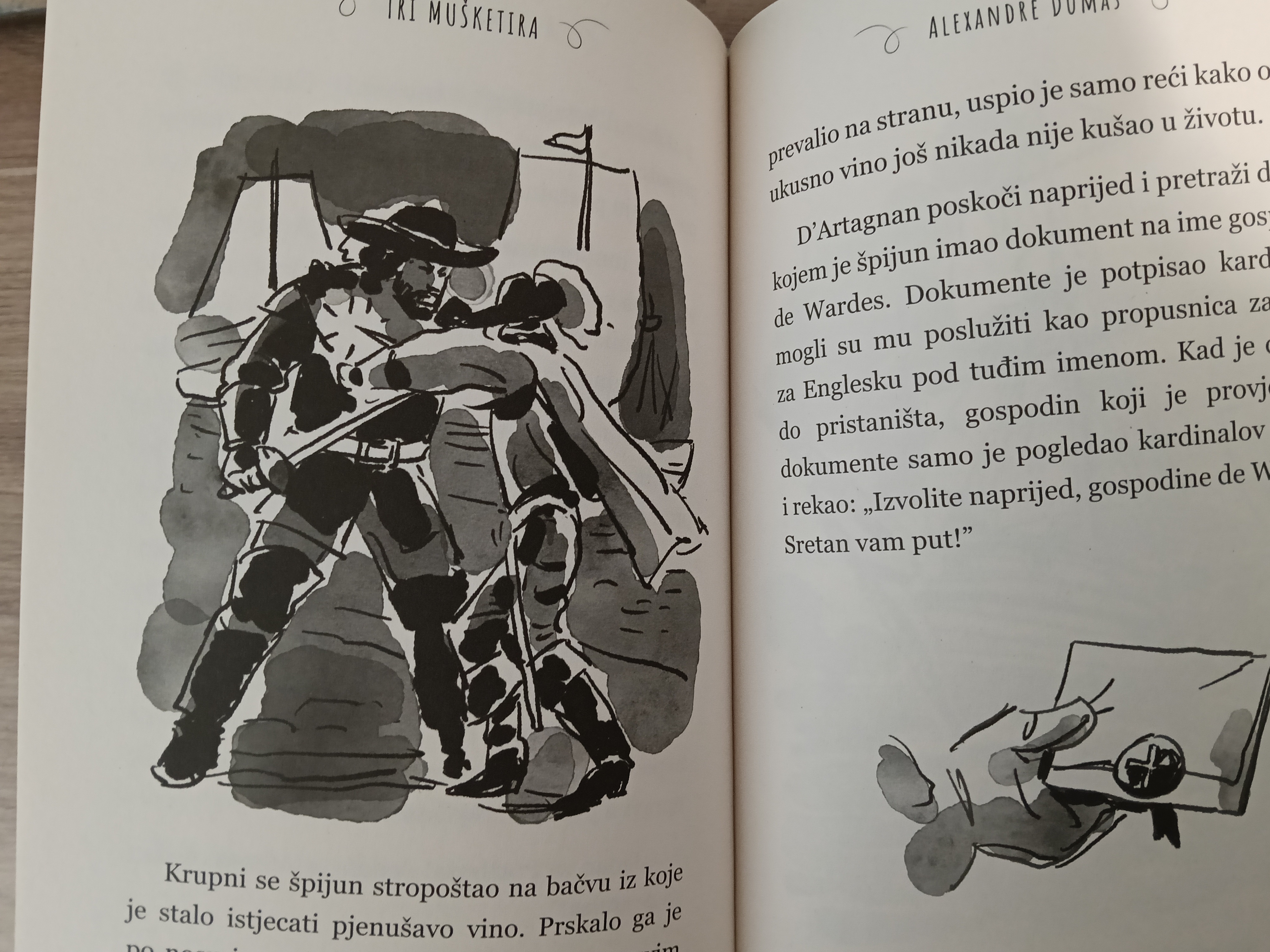 A.Dumas  Tri musketira (на хорватском языке)
