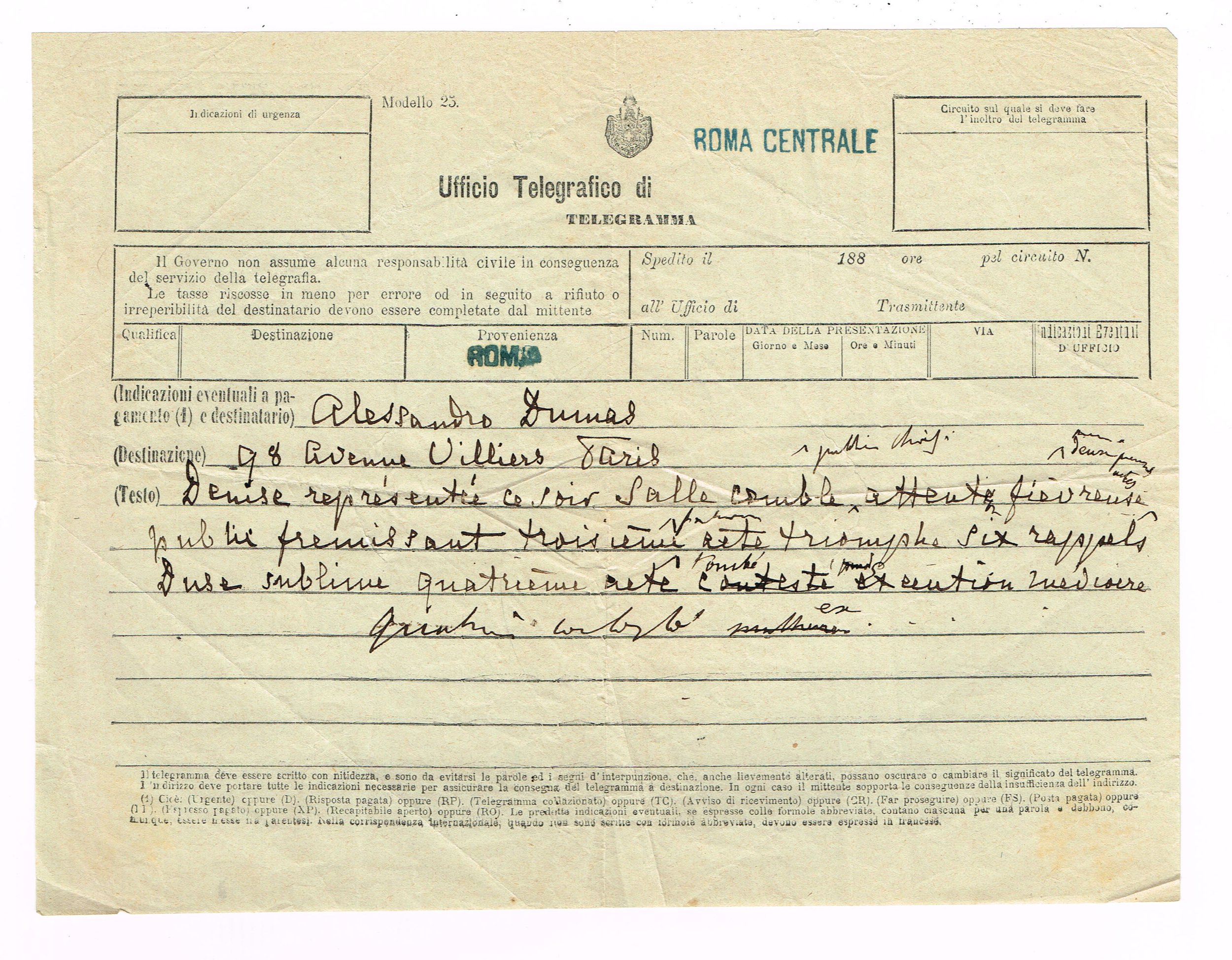 A. DUMAS Fils  (Duse, Knorring)