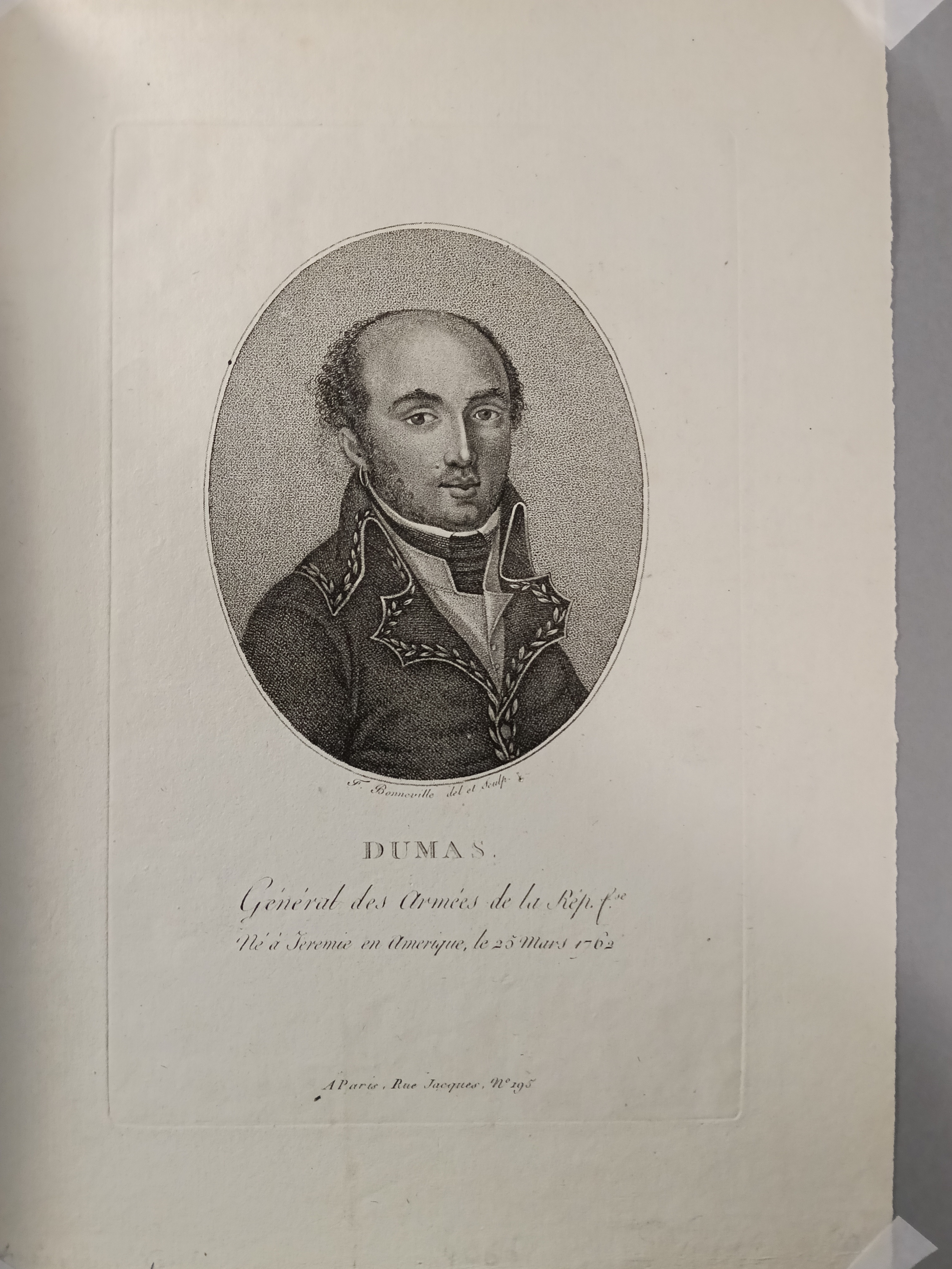 General A.T.Dumas  gravure
