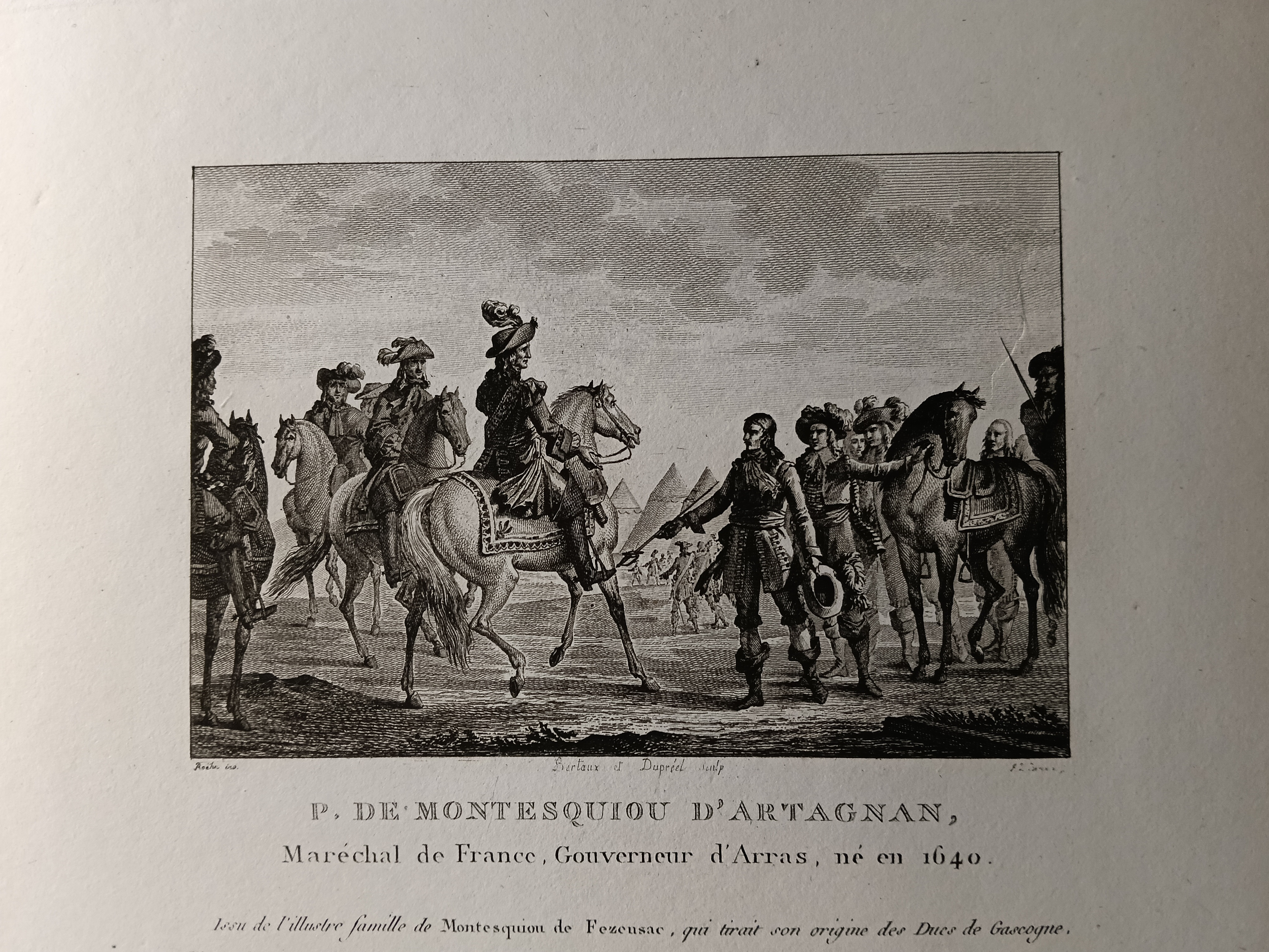 P. de Montesquiou d'Artagnan, gravure