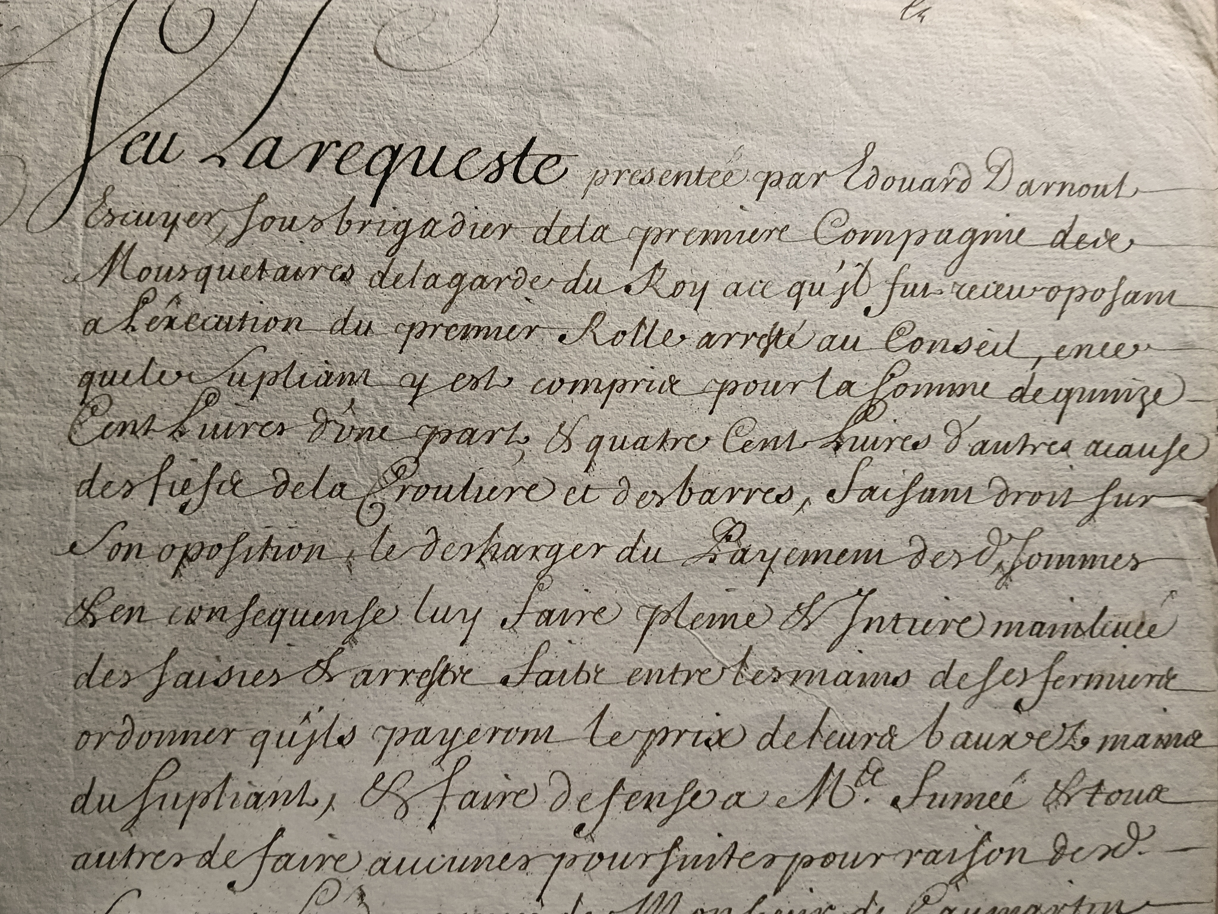 Argenson  PS    5 mai 1693